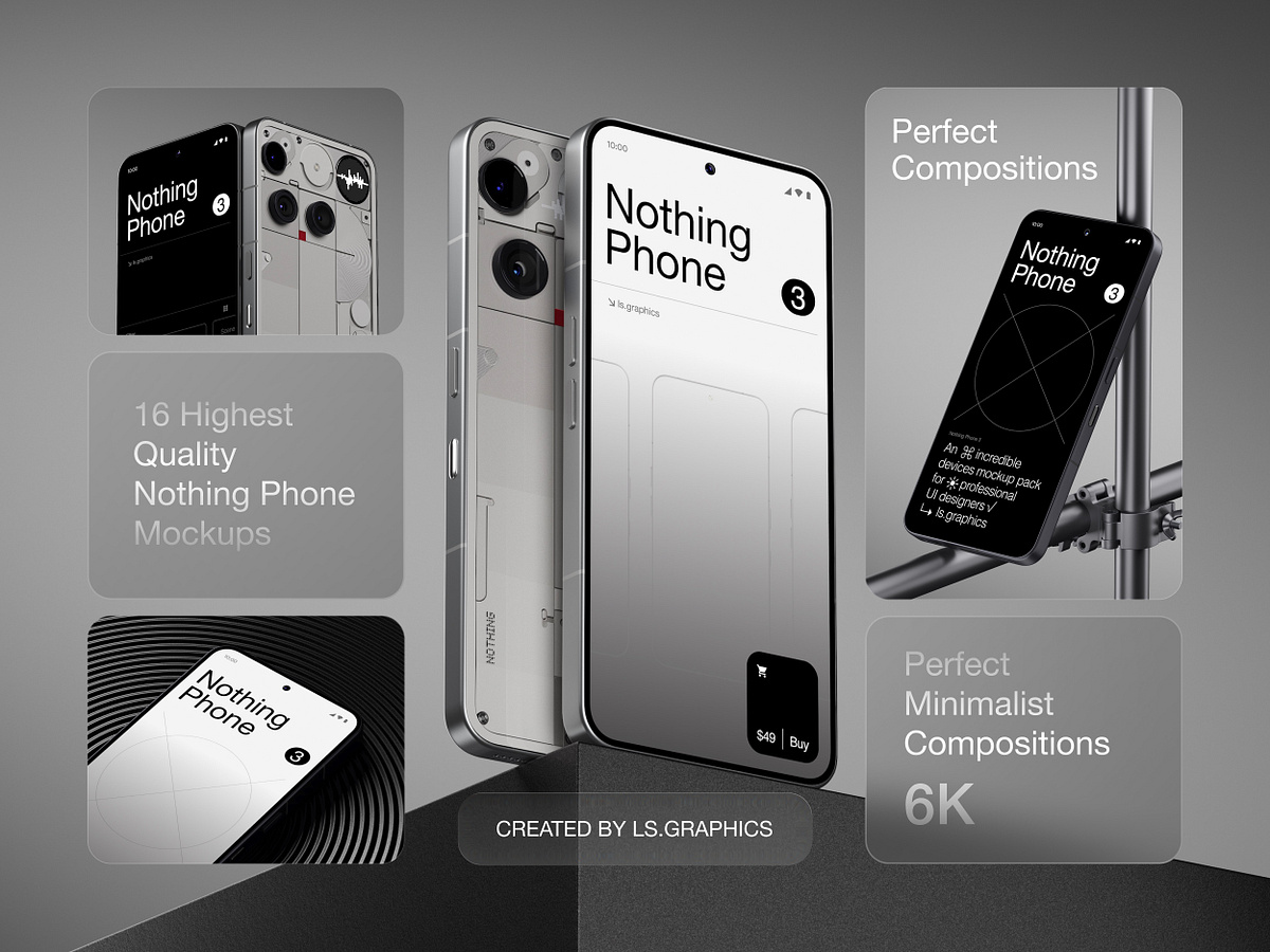 Nothing Phone (3) Mockups