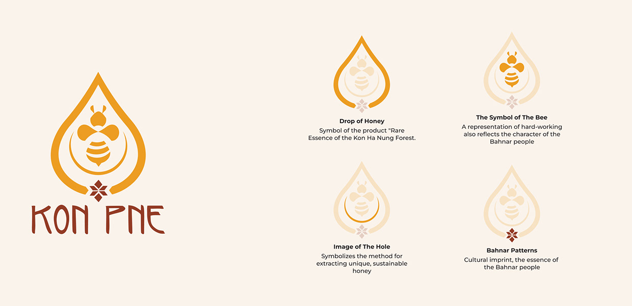 Kon Pne Honey | Natural Food Branding Image 2