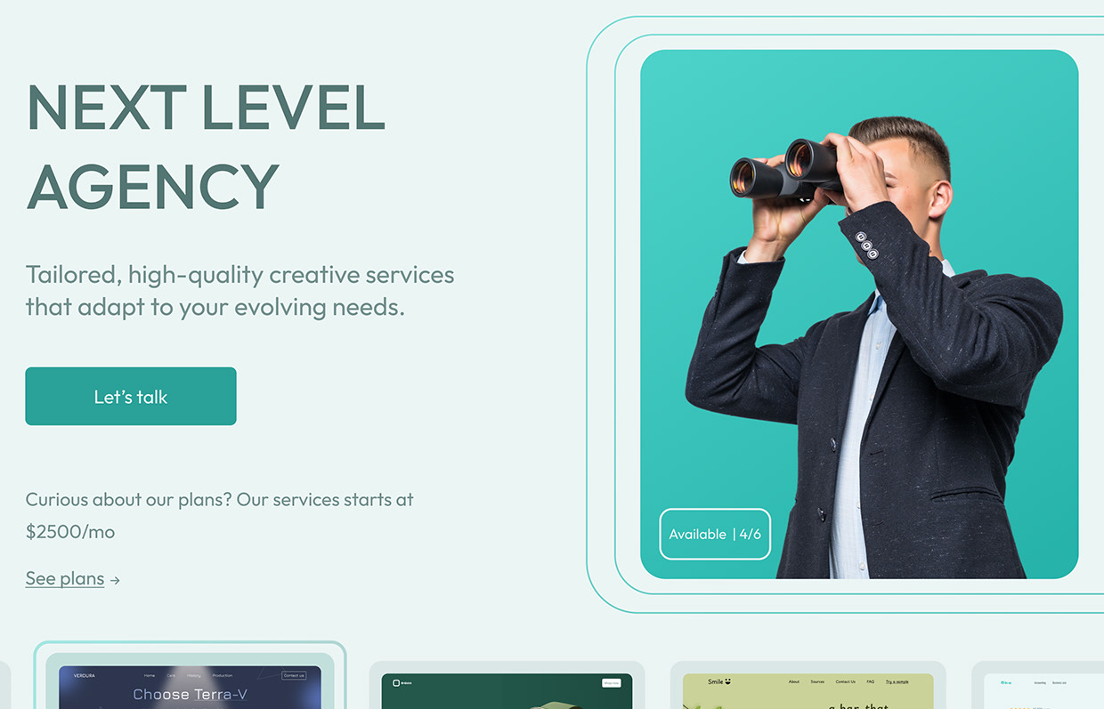 30-Day Landing Page Challenge | UI Design Collection Image 1
