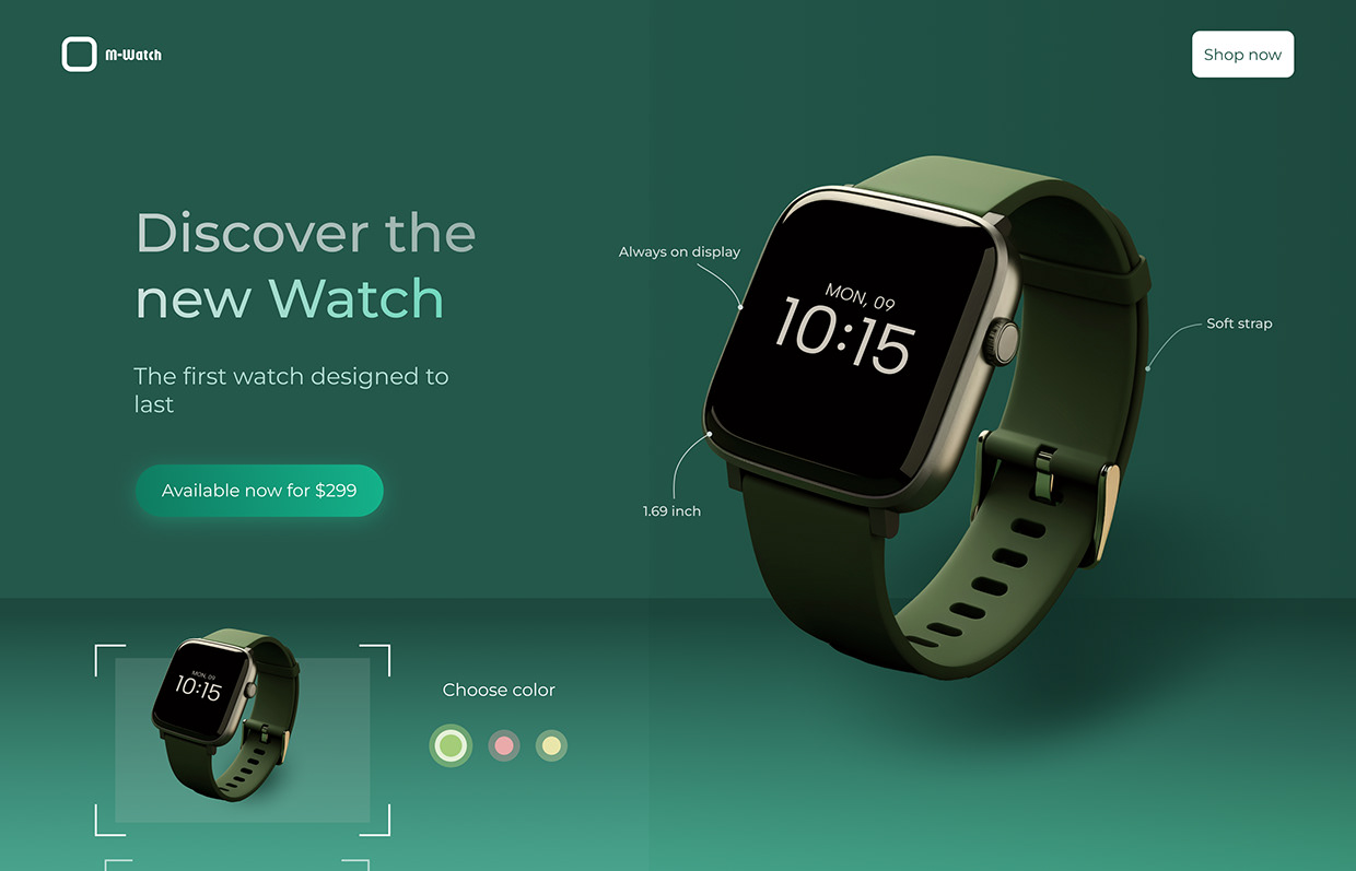 30-Day Landing Page Challenge | UI Design Collection Image 4
