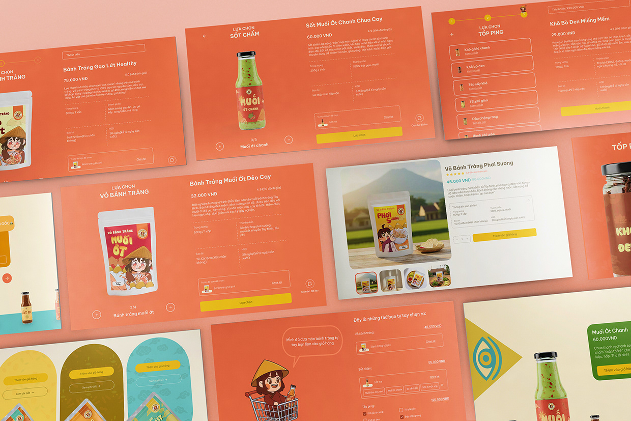 Banh Trang Co Hai | Interactive Food Website UI Image 8