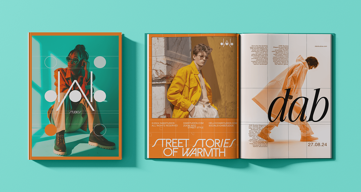 DAB Studios Magazine Identity Design Image 6
