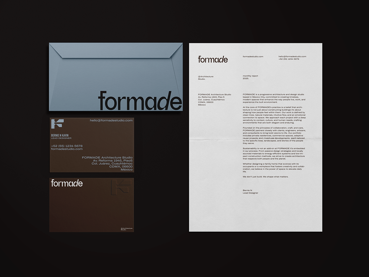 Formade — Architecture Studio Brand Identity Image 0