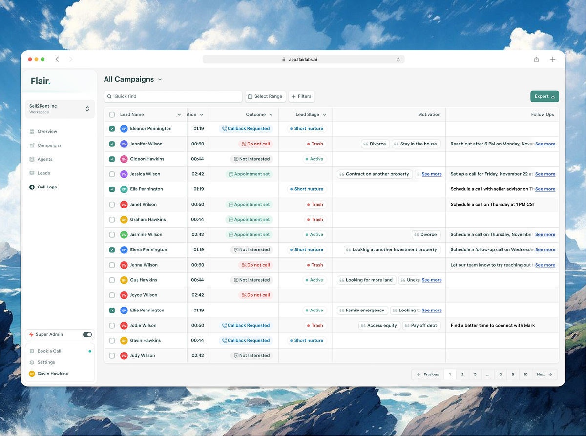AI agent-based real state product interface by Pavan Suthar on Muzli