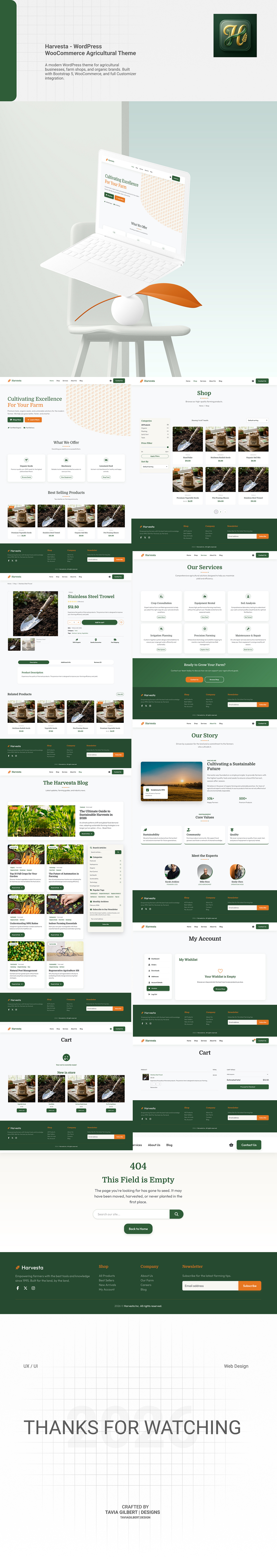 Harvesta WordPress WooCommerce Agricultural Theme Image 0