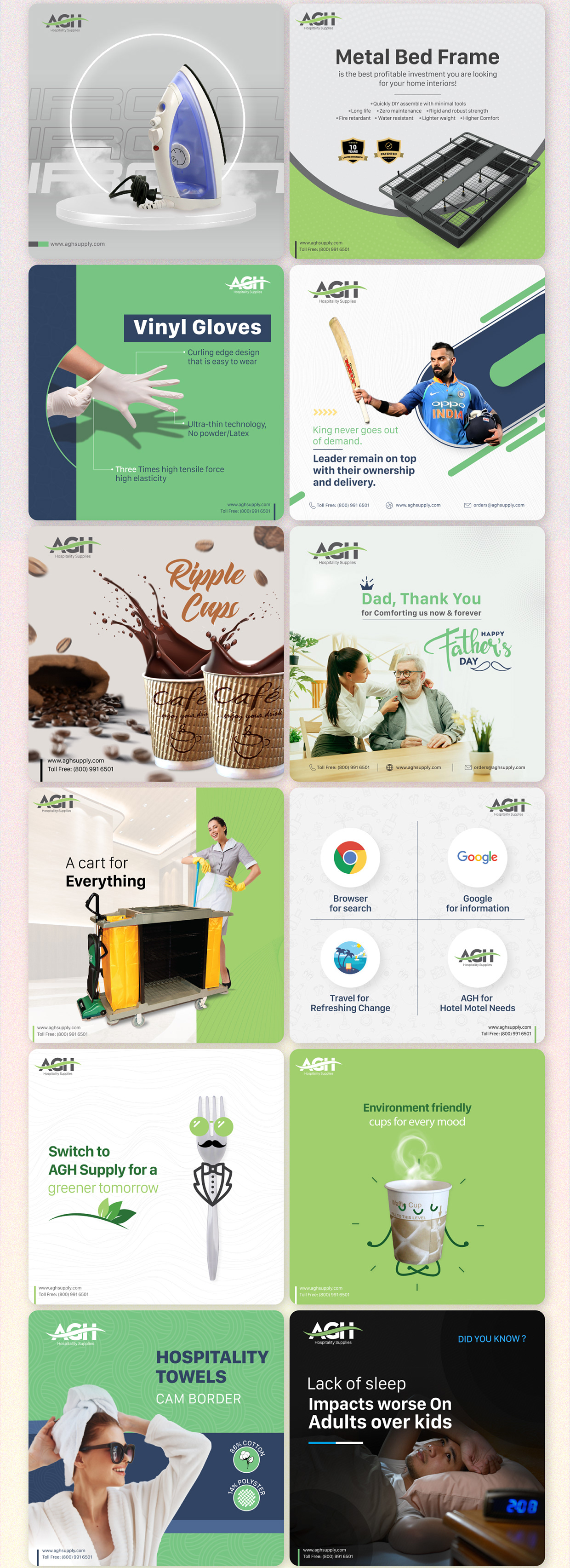 AGH Hospitality – Social Media Creative Collection Image 0