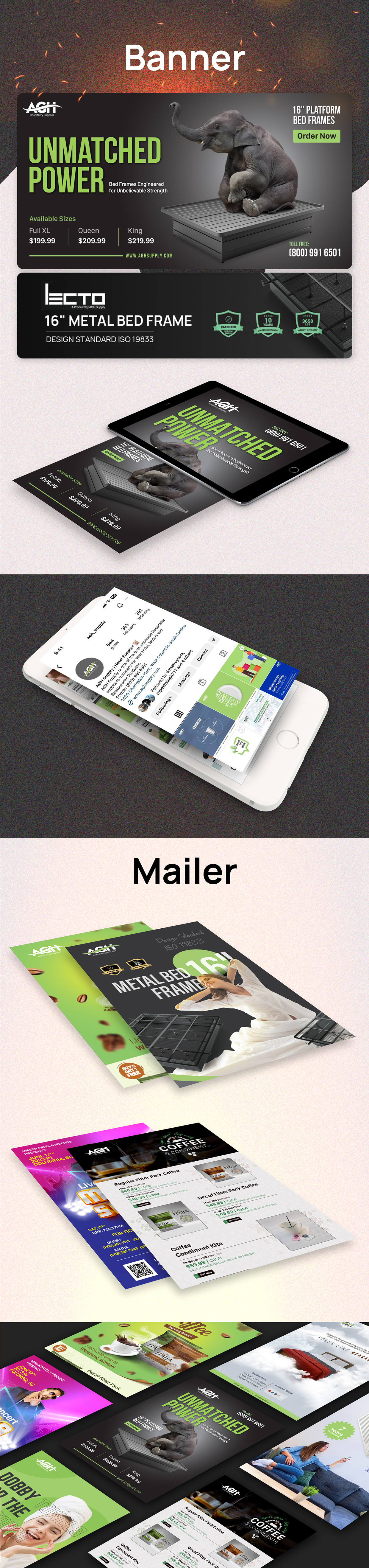 AGH Hospitality – Social Media Creative Collection Image 1