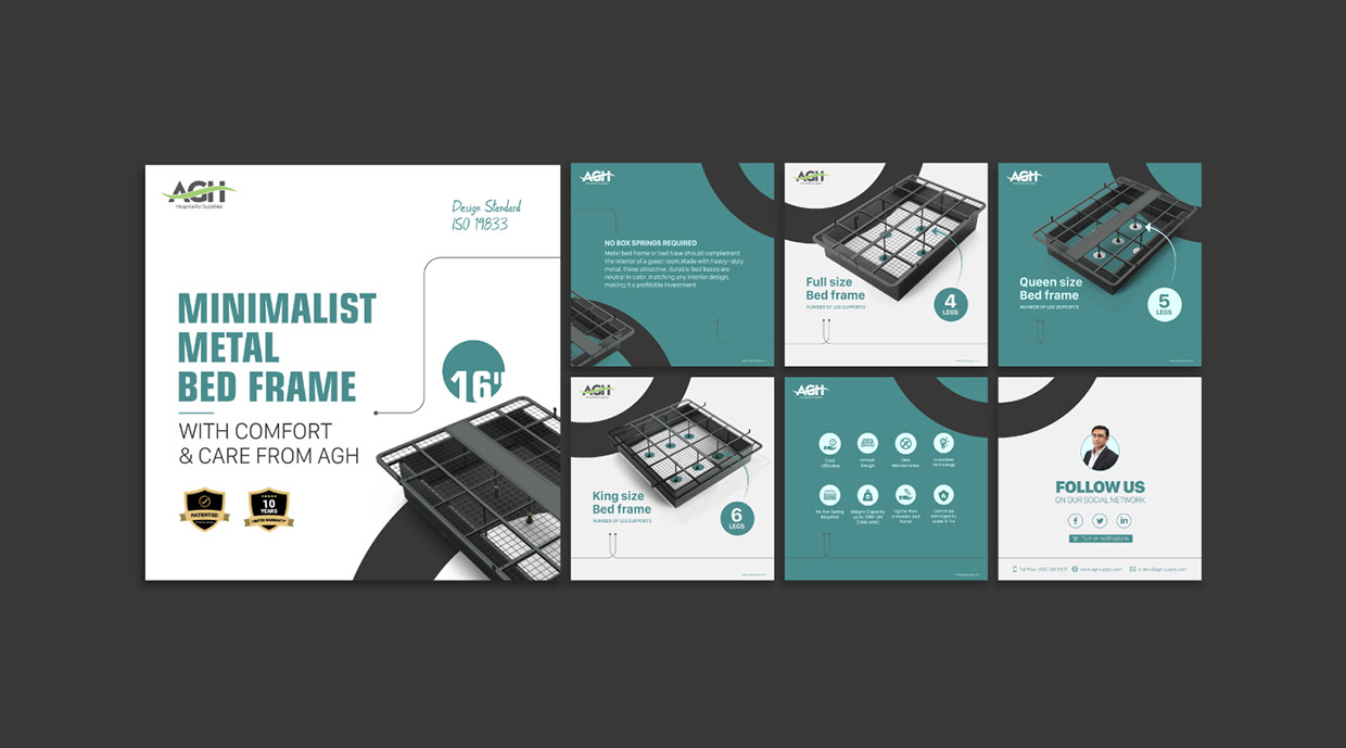carousel slide Social Media Design Showcase – Creative Visual Collection post Image 3