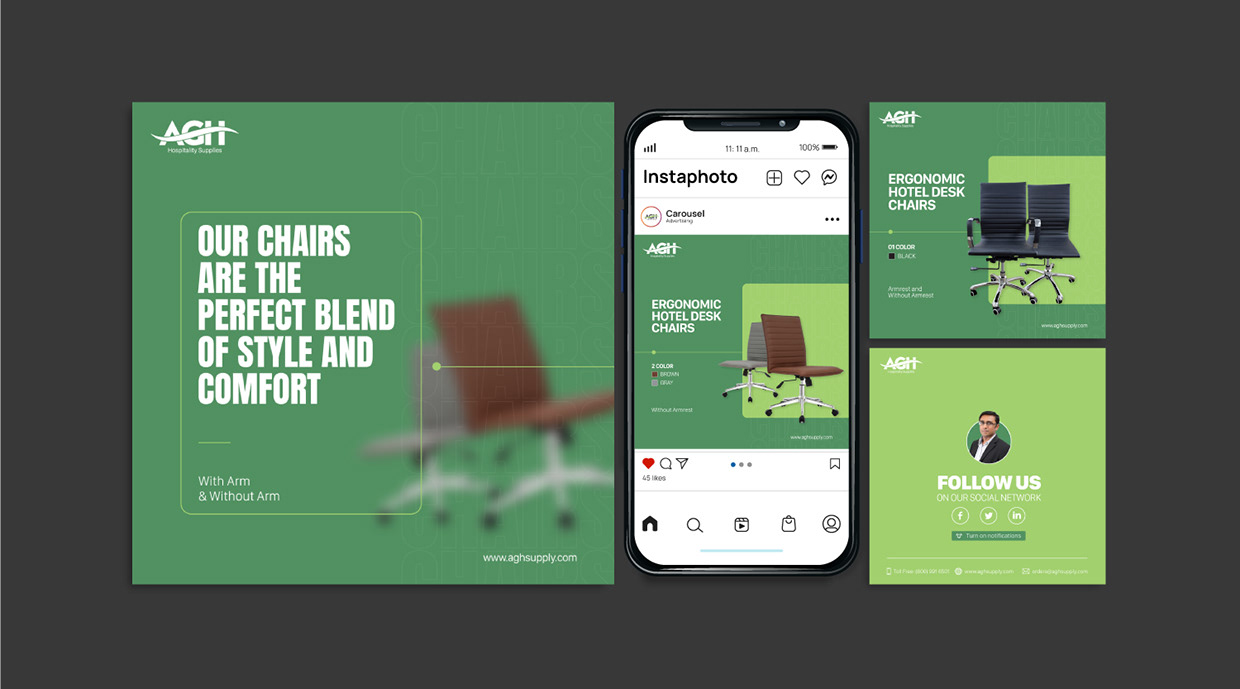 carousel slide Social Media Design Showcase – Creative Visual Collection post Image 8