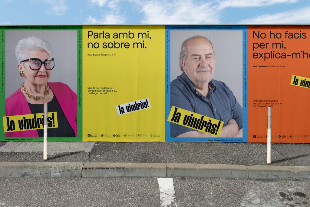 Campanya gràfica contra l'edatisme | Alucina - Osona, Barcelona