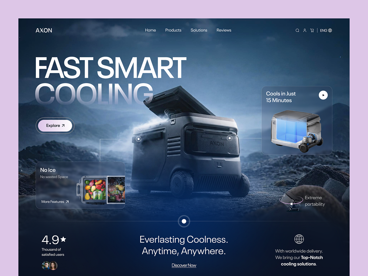 Website for an Electronics Brand ✲ AXON