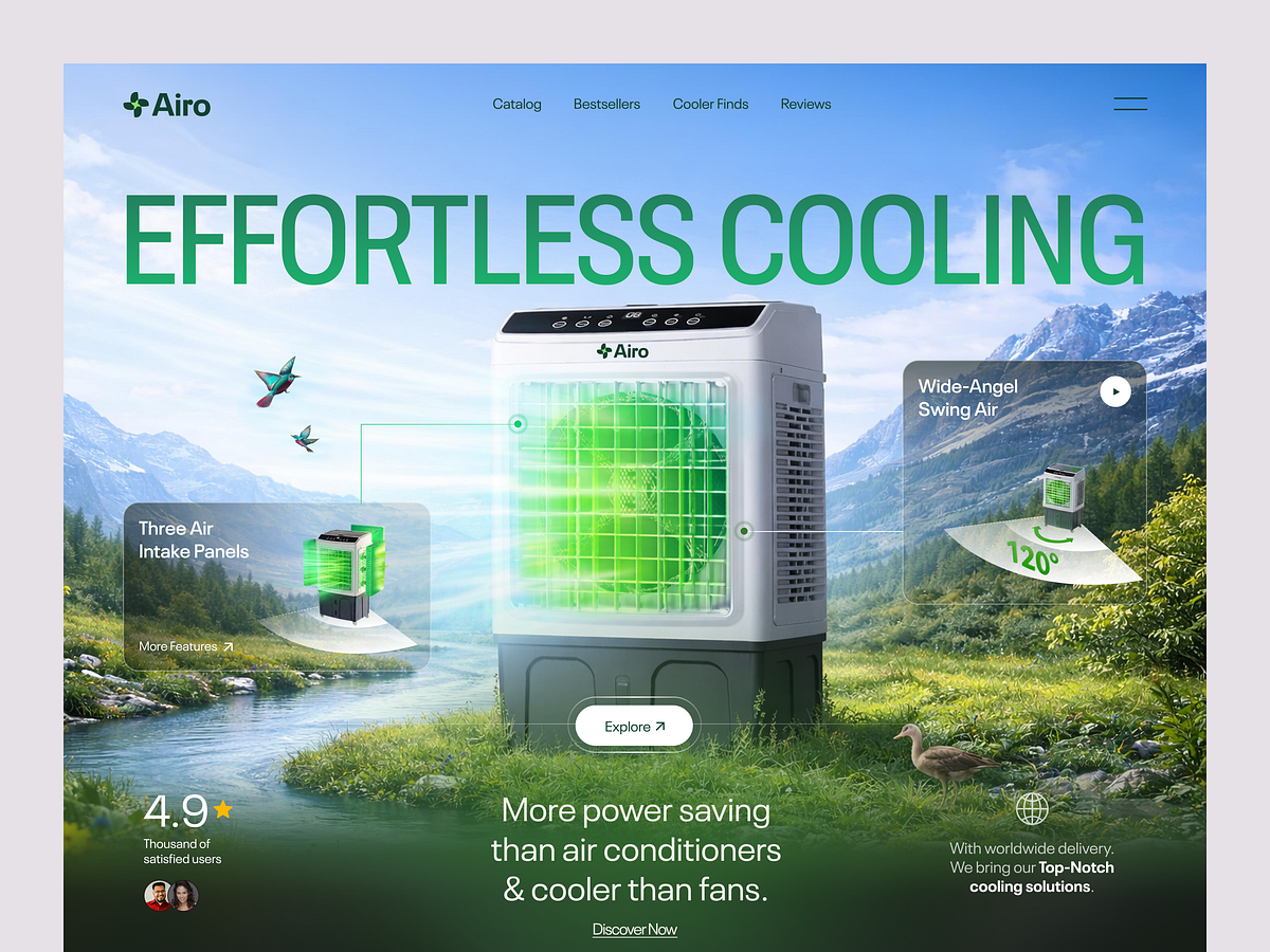 Website for an Electronics Brand ✲ Airo