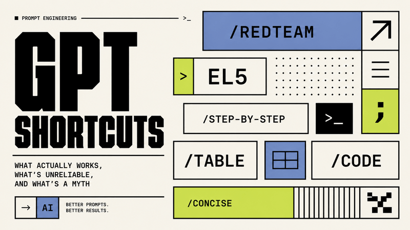 GPT Shortcuts That Actually Work
