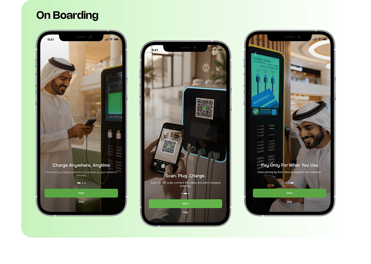 Charging App | Mobile App Case Study Image 5