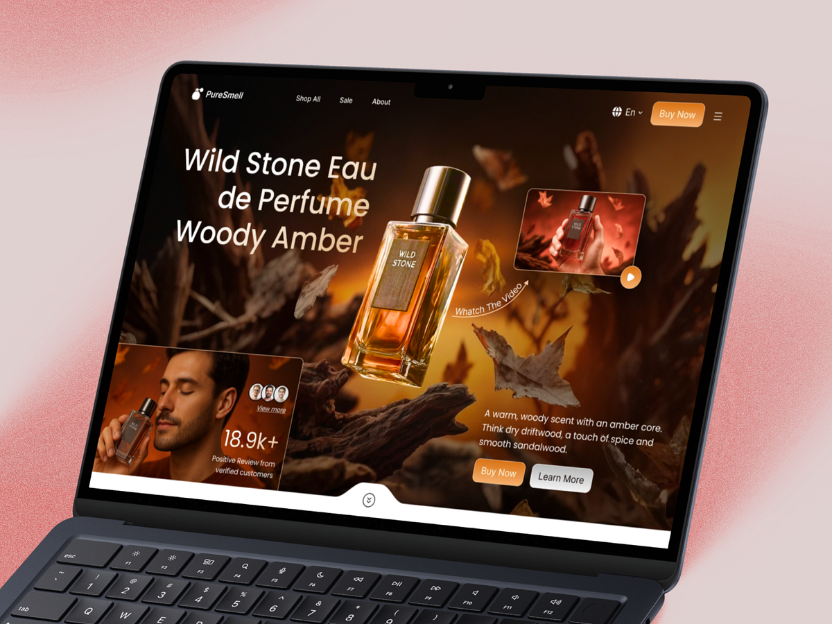 Shopify Perfume eCommerce Website Design