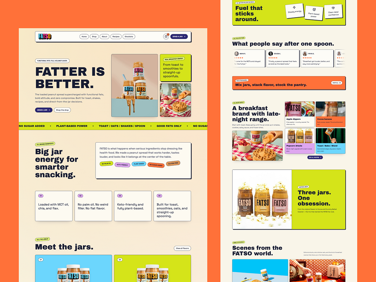 Snacks eCommerce Website Design