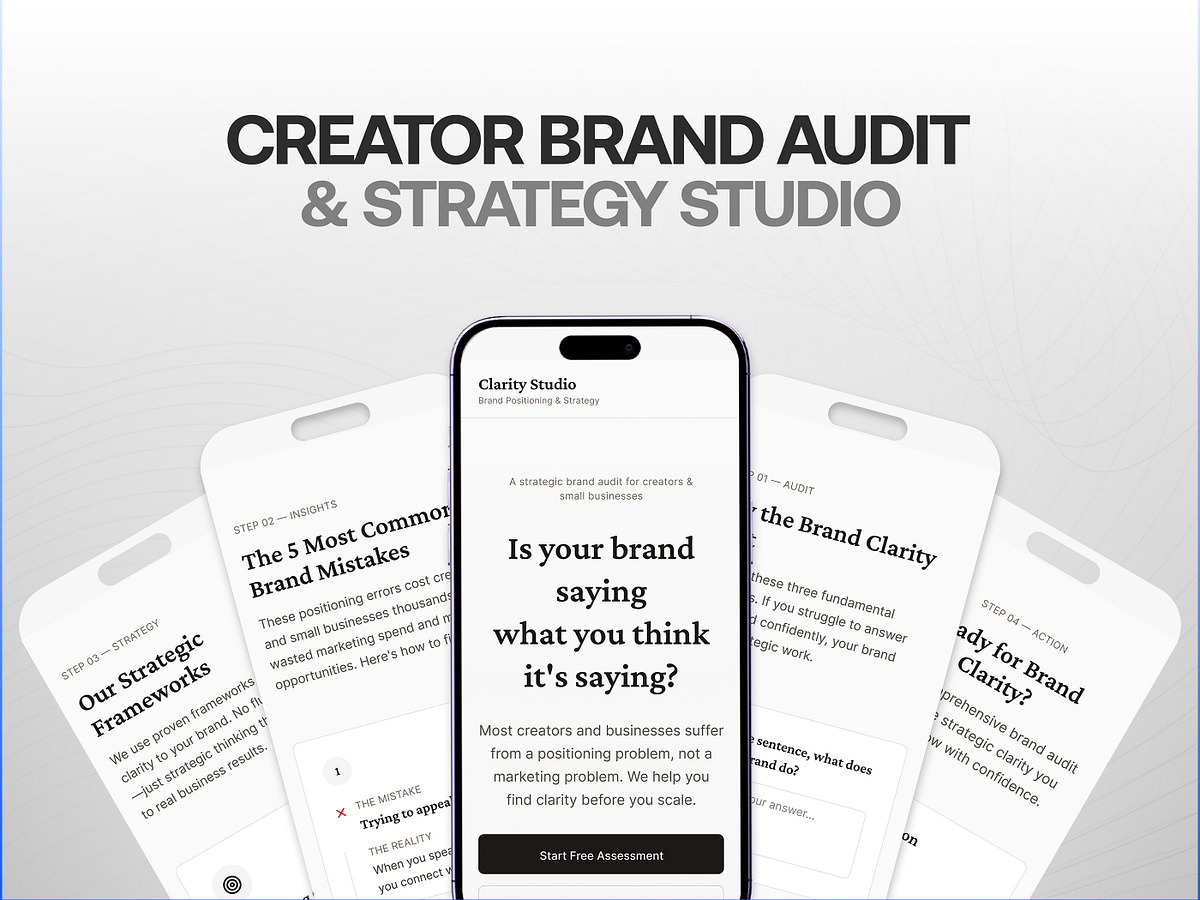 Brand Audit Platform for Creators & Small Businesses Image 0