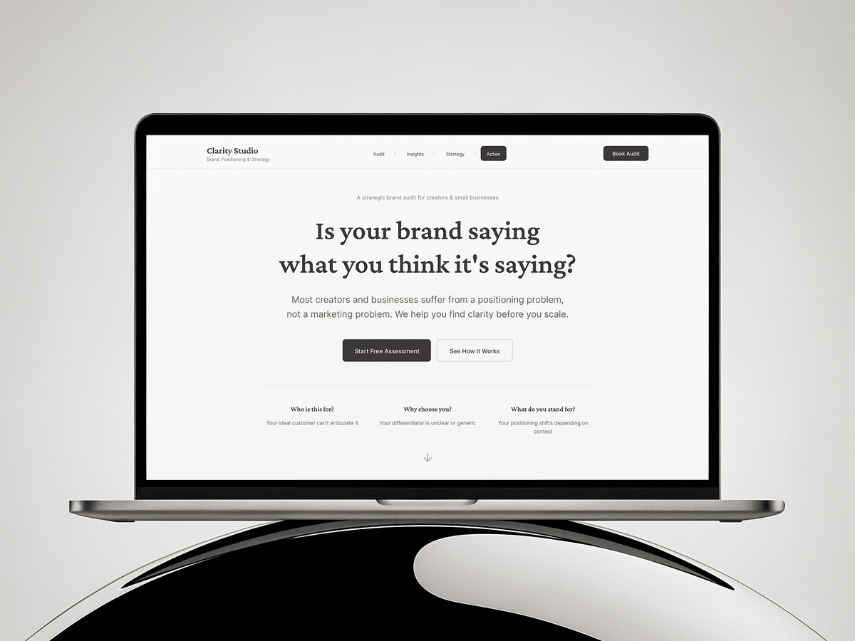 Brand Audit Platform for Creators & Small Businesses Image 2