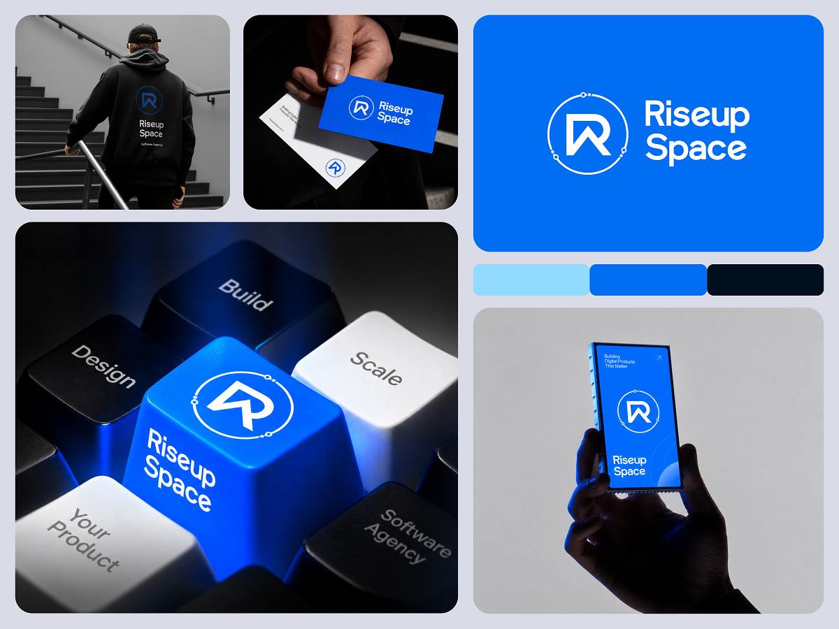 Riseup Space — Software Agency Branding
