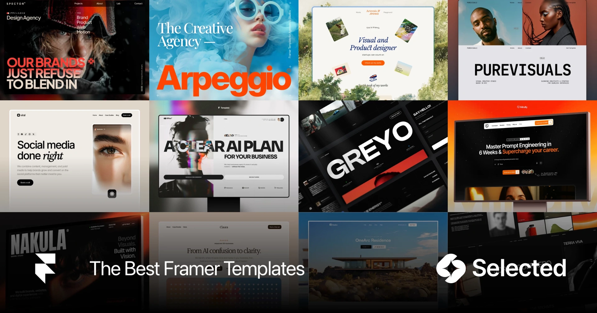 Selected Site — Framer Templates Live Ranking