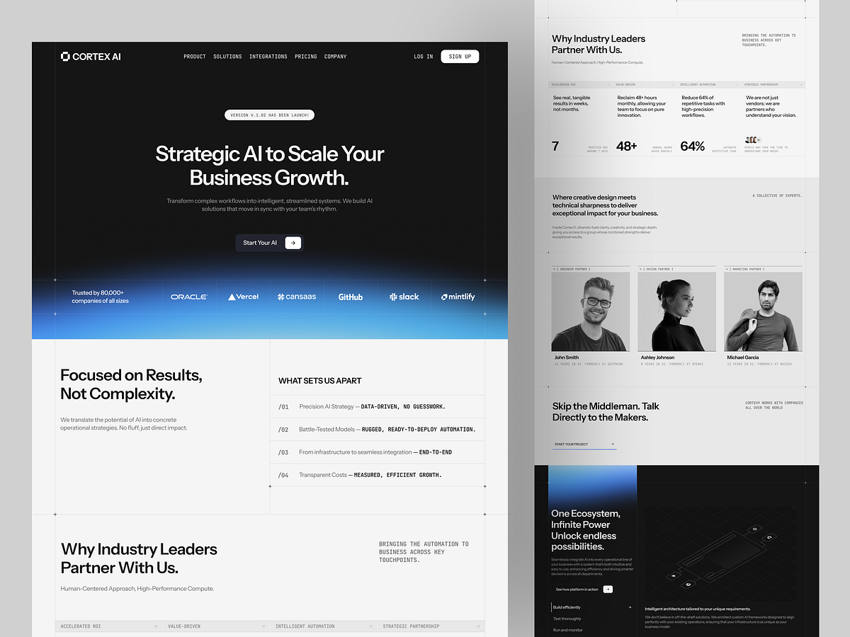 AI SaaS Landing Page