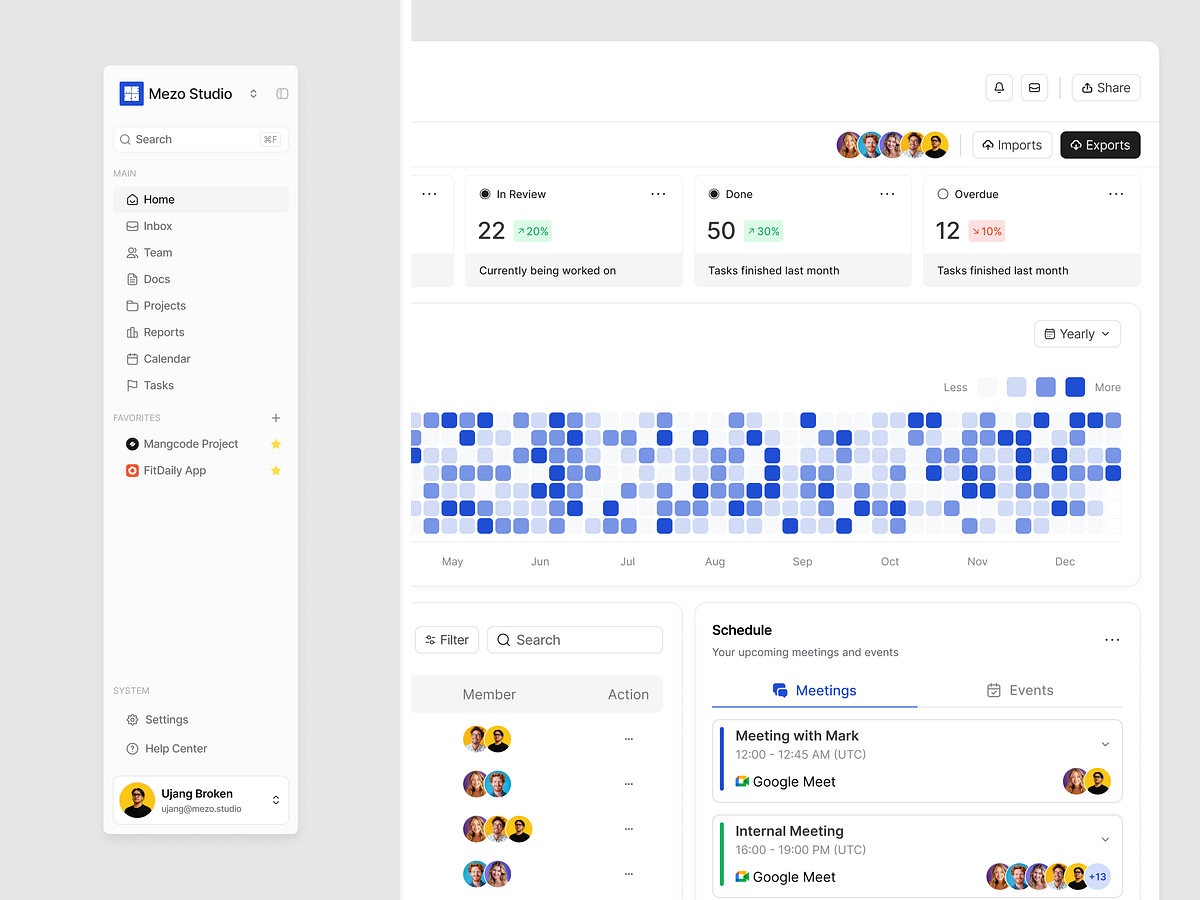 Project Management Dashboard Image 0