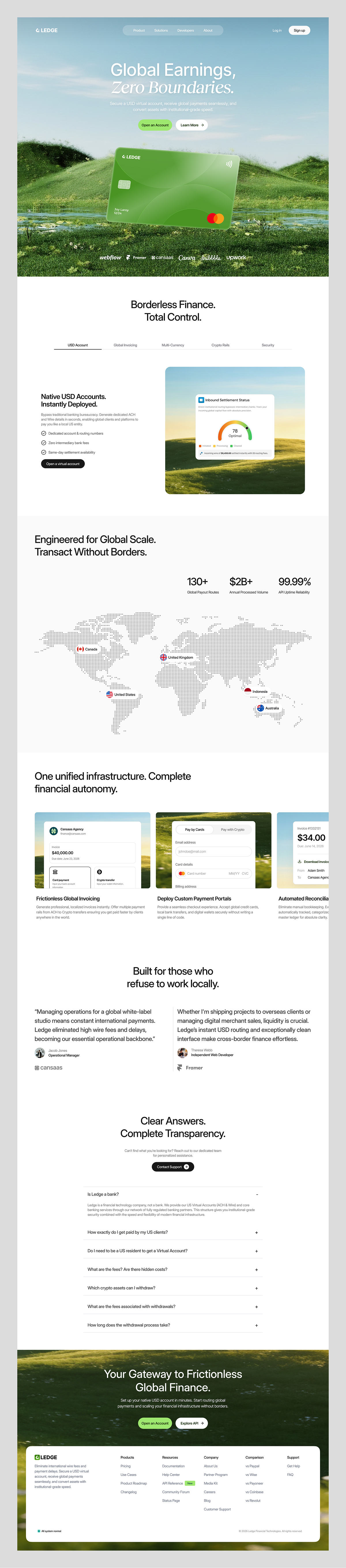 Finance SaaS Landing Page Image 5