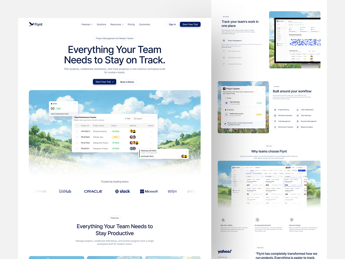 Flynt — SaaS Landing Page Image 0