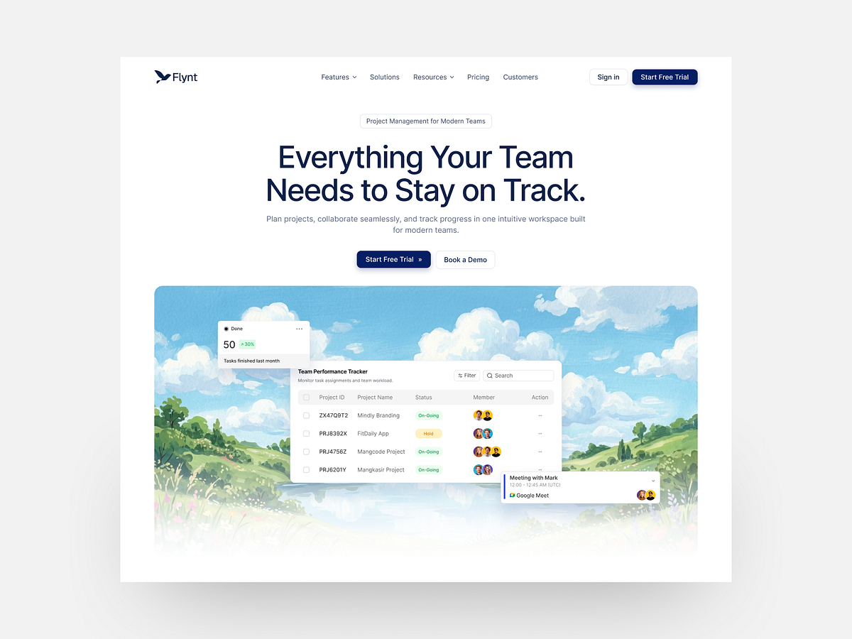 Flynt — SaaS Landing Page Image 2