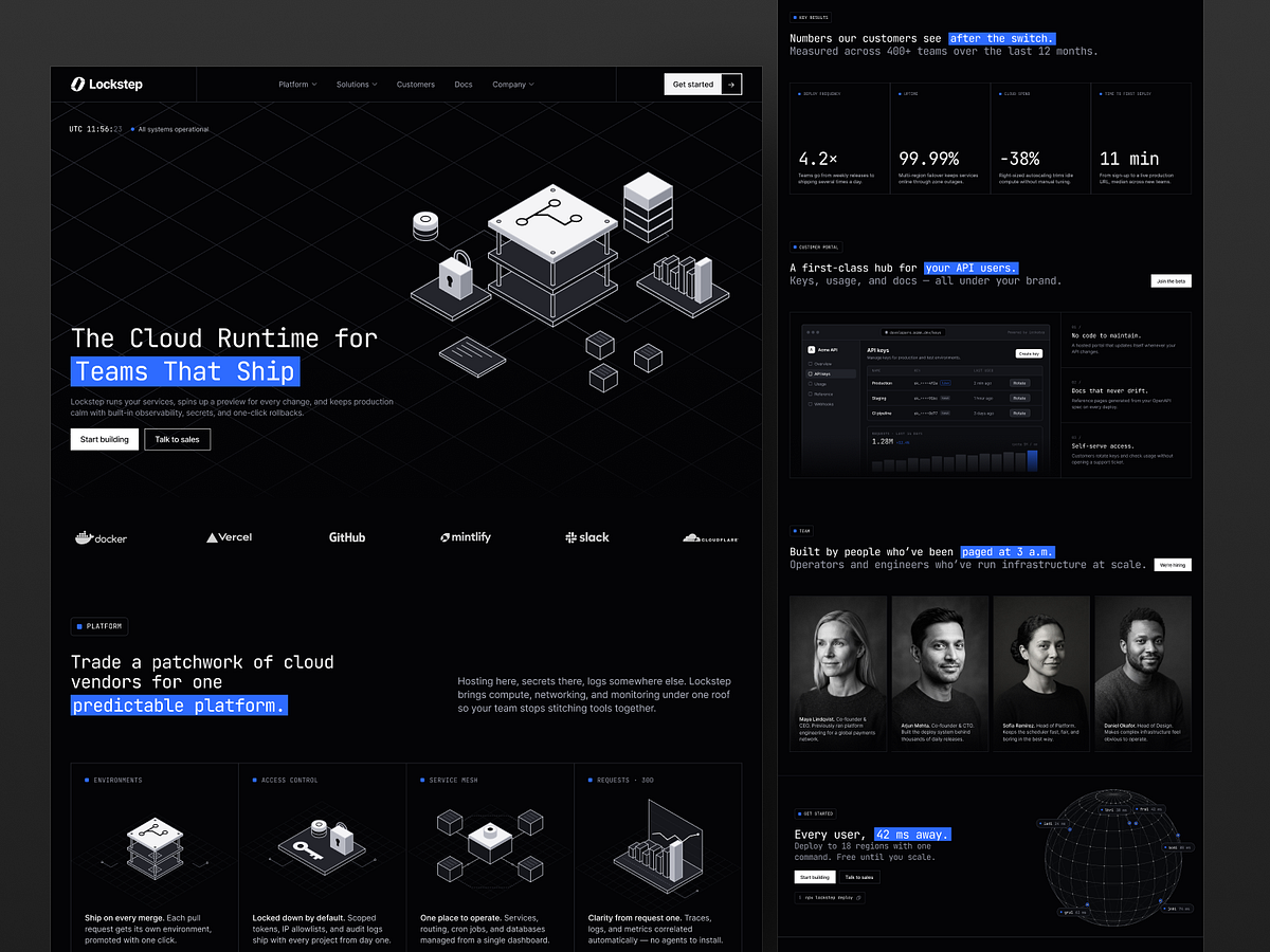 Lockstep — SaaS Landing Page Image 0