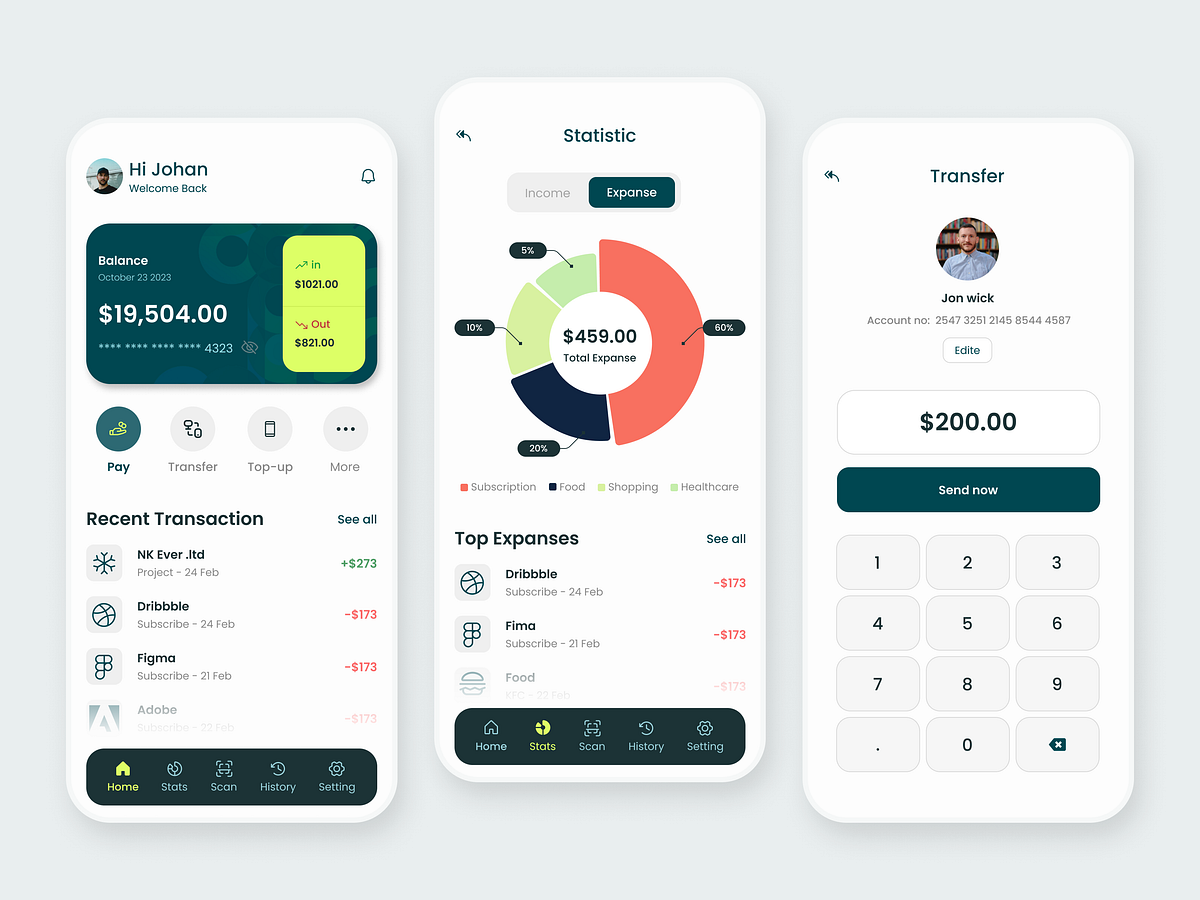 Payment IOS App UI
