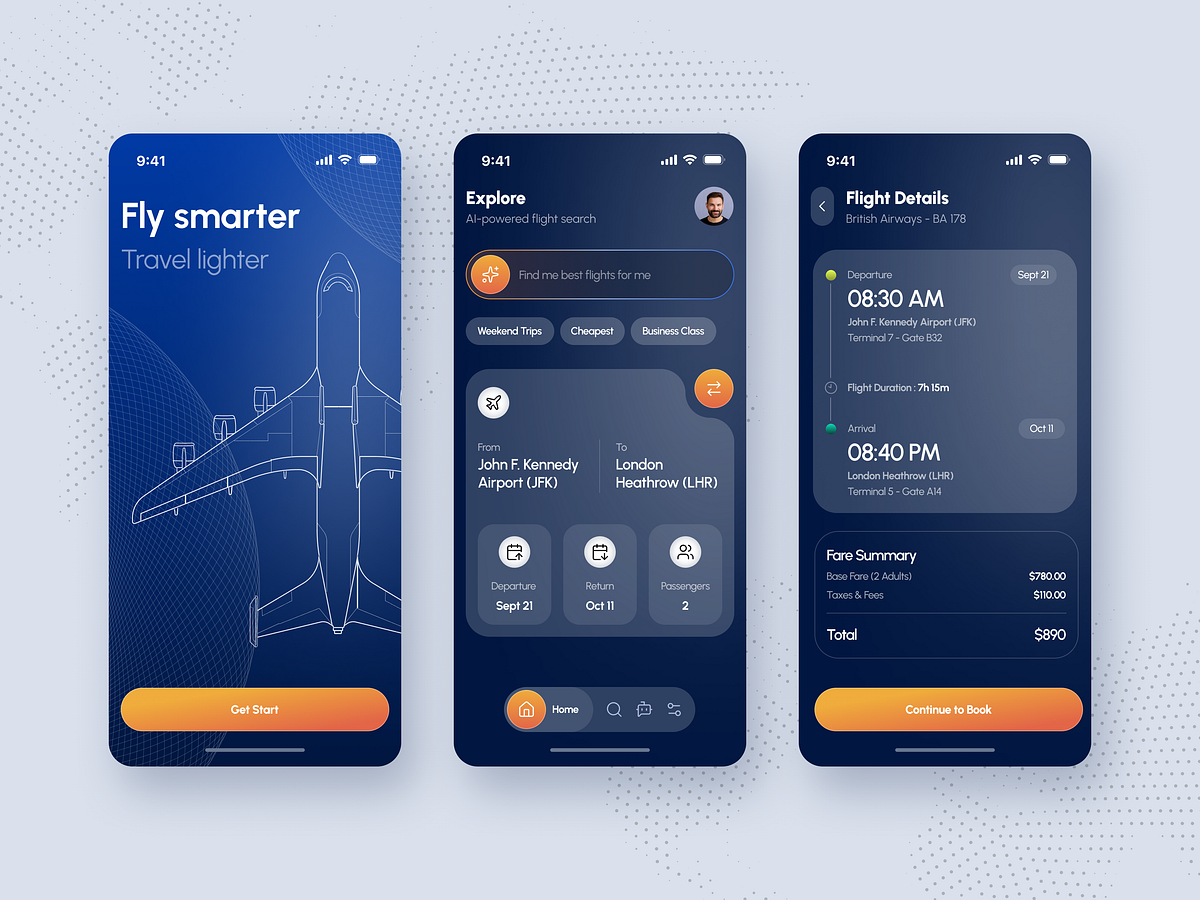 AI-Powered Flight Booking App