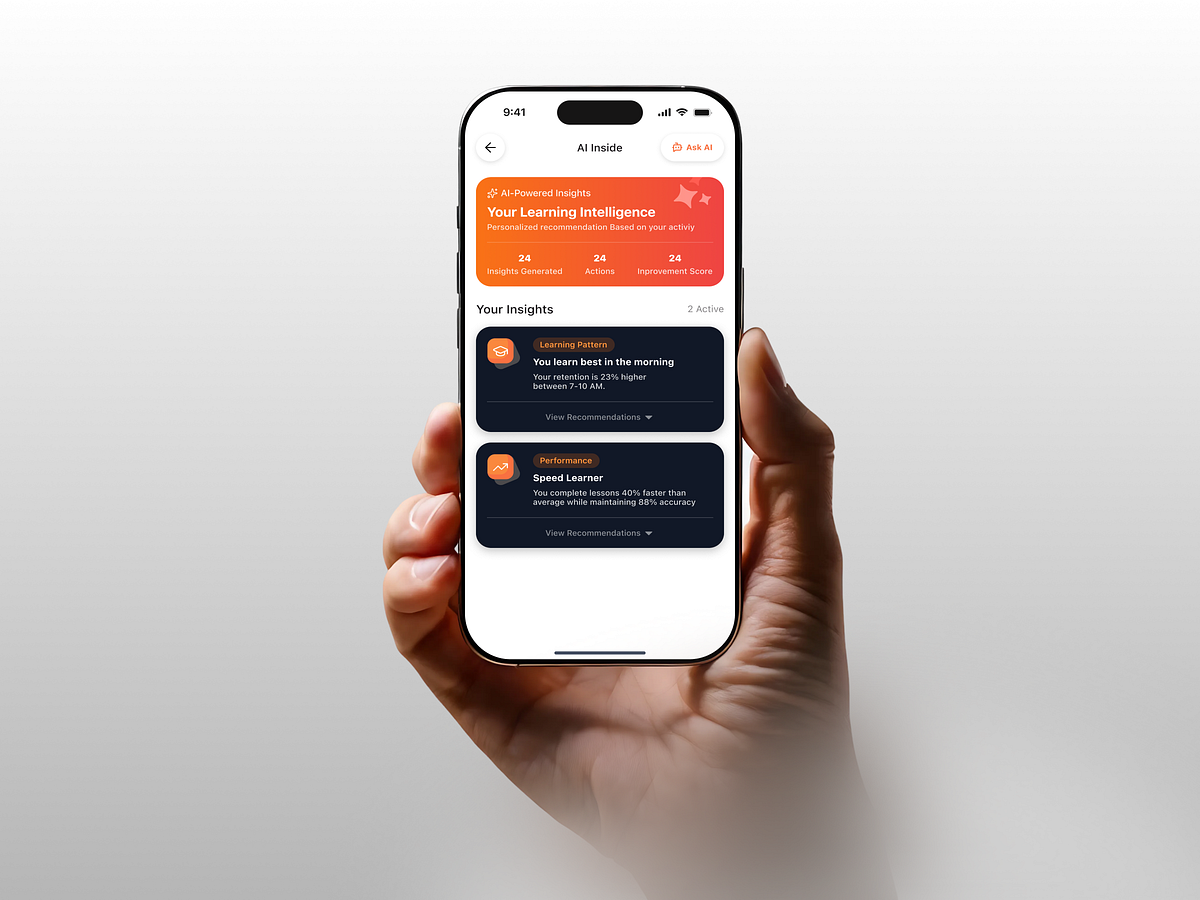 Education app design Image 1