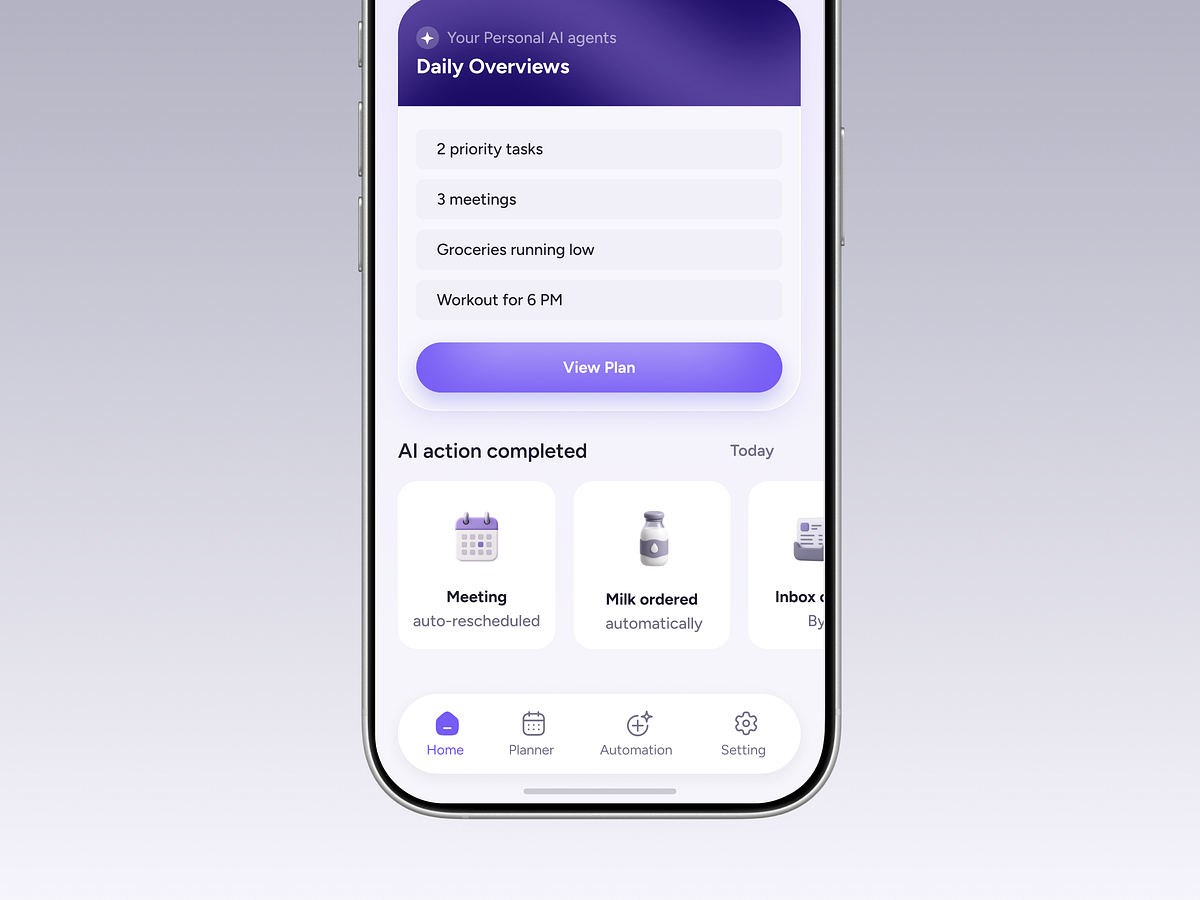 AI Automation App Design Image 1