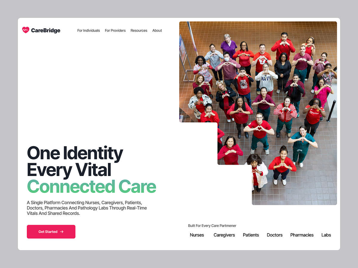 Modern Healthcare Management Platform Web Design