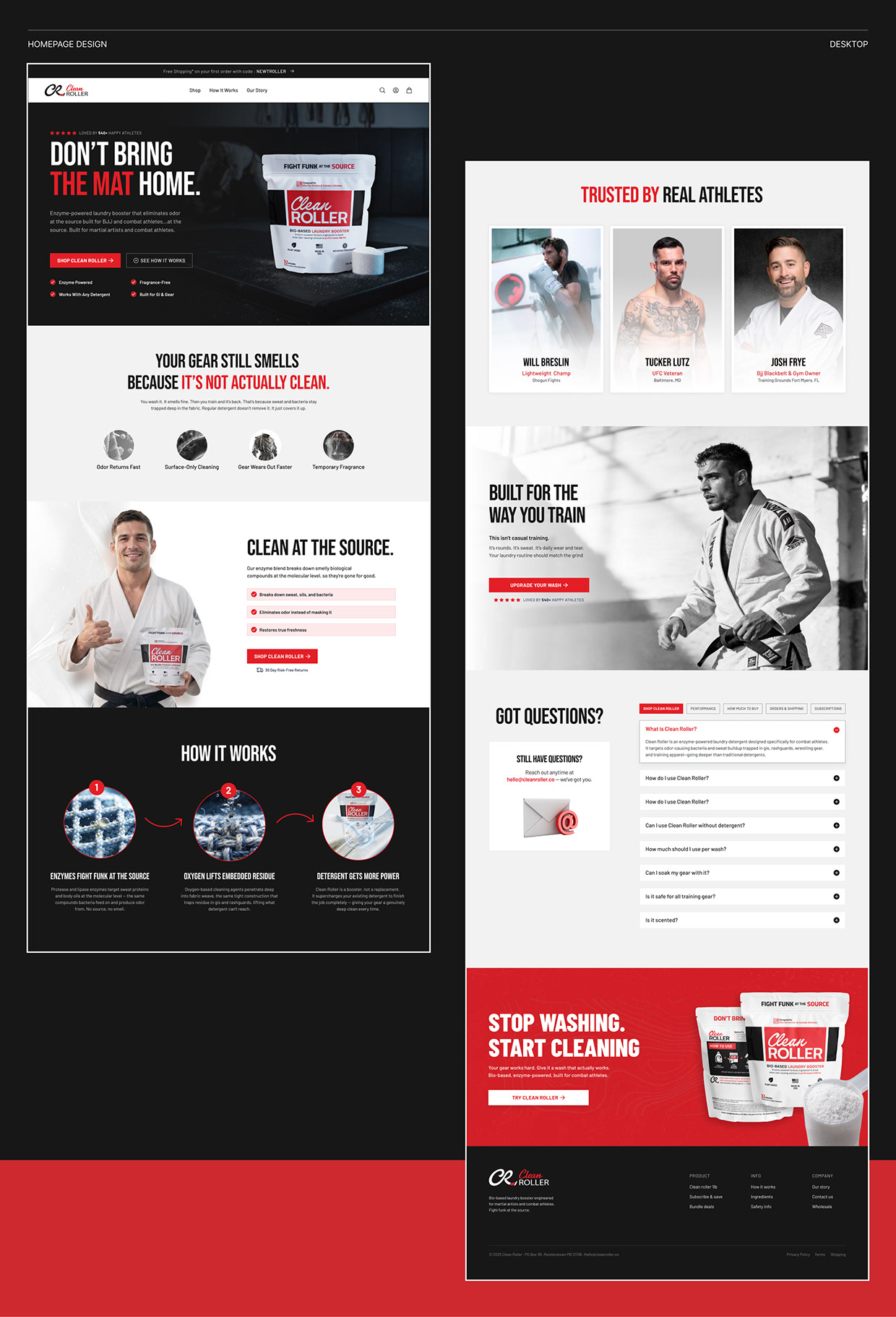 Clean Roller — DTC Laundry Brand Ecommerce Store Image 0