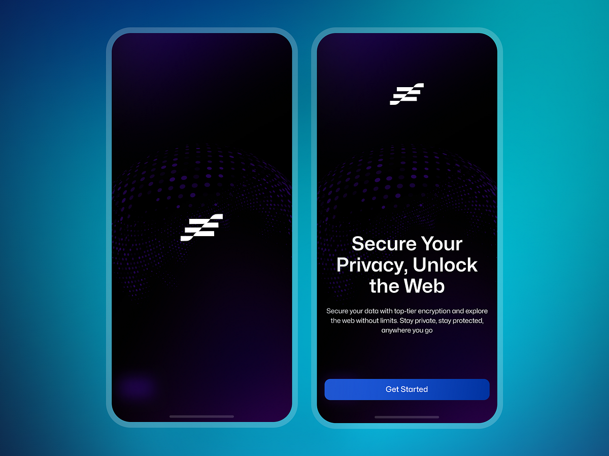 Vipiyan: VPN Mobile App - Complete UI/UX Design Image 1
