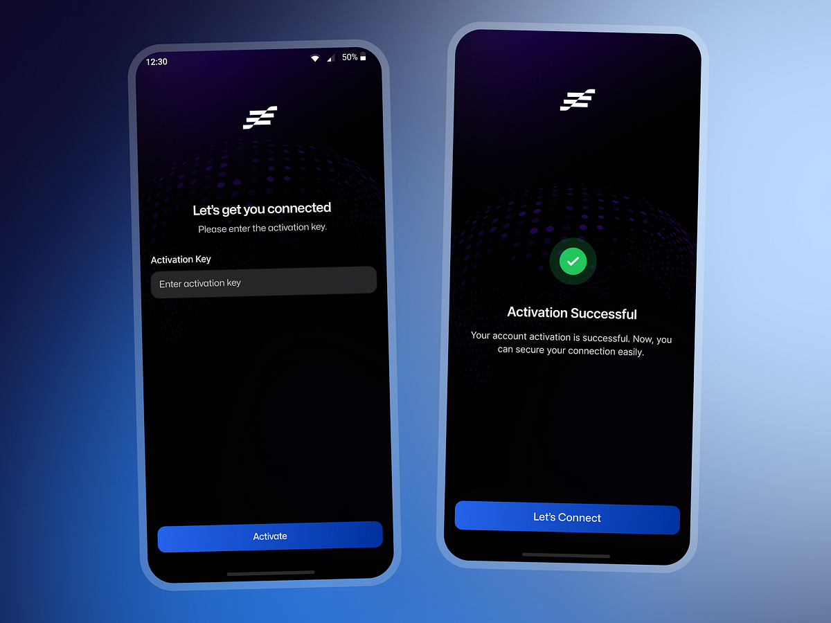 Vipiyan: VPN Mobile App - Complete UI/UX Design Image 3