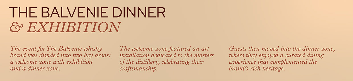 The Balvenie Dinner & Art Installation Image 0
