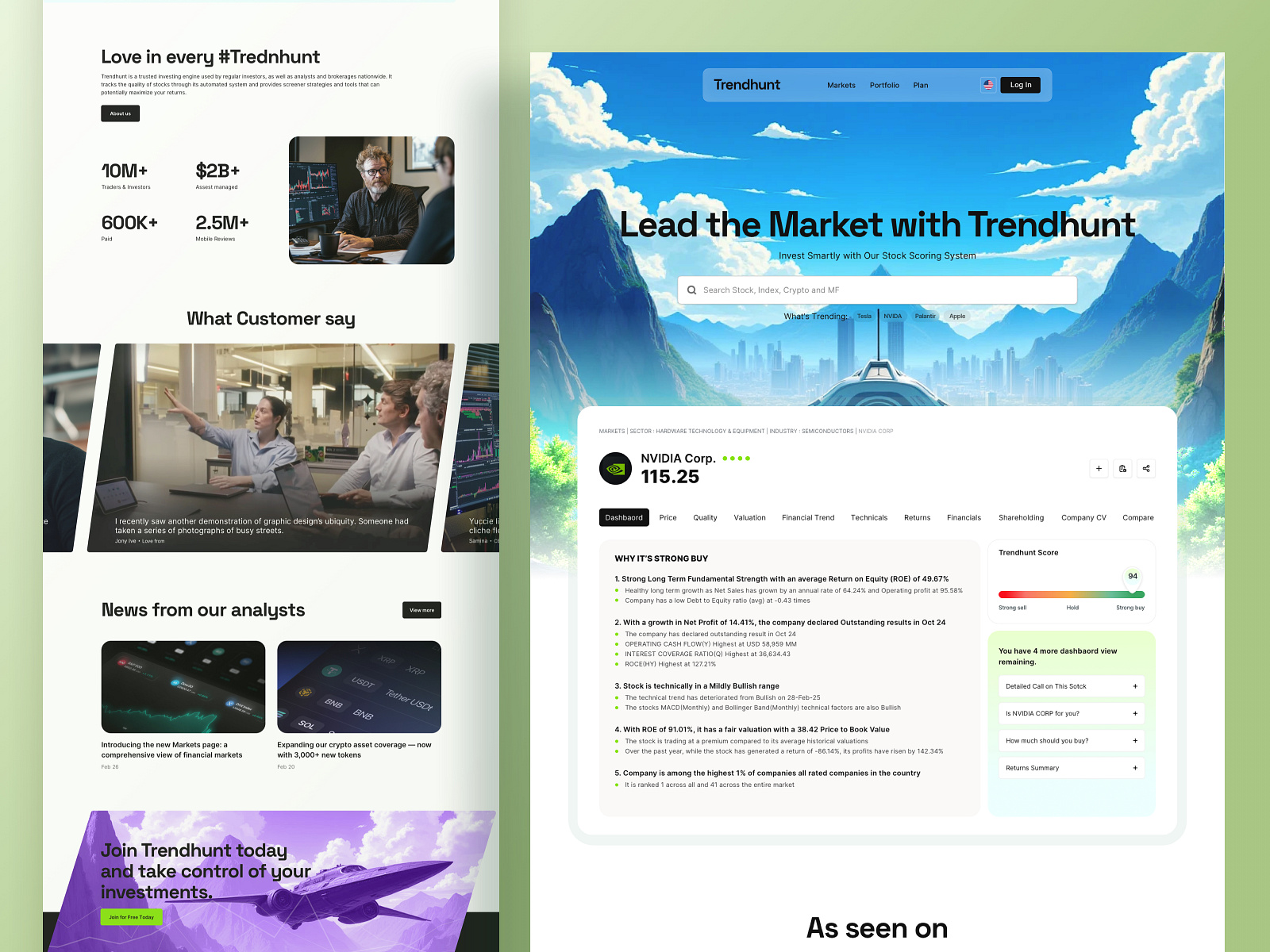 Landing page - Trendhunt