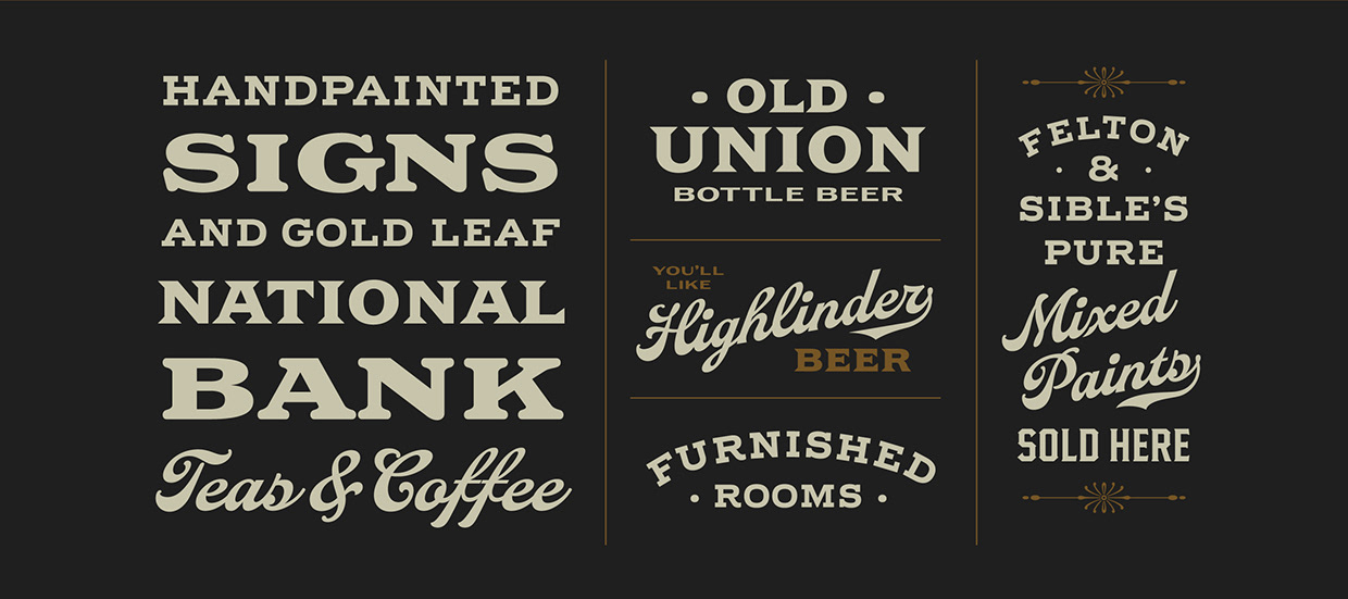 Ephemera Fairley Font Collection Image 3