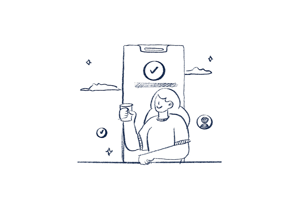 Fintech App — Wallet Verification Success UI Illustration Image 1