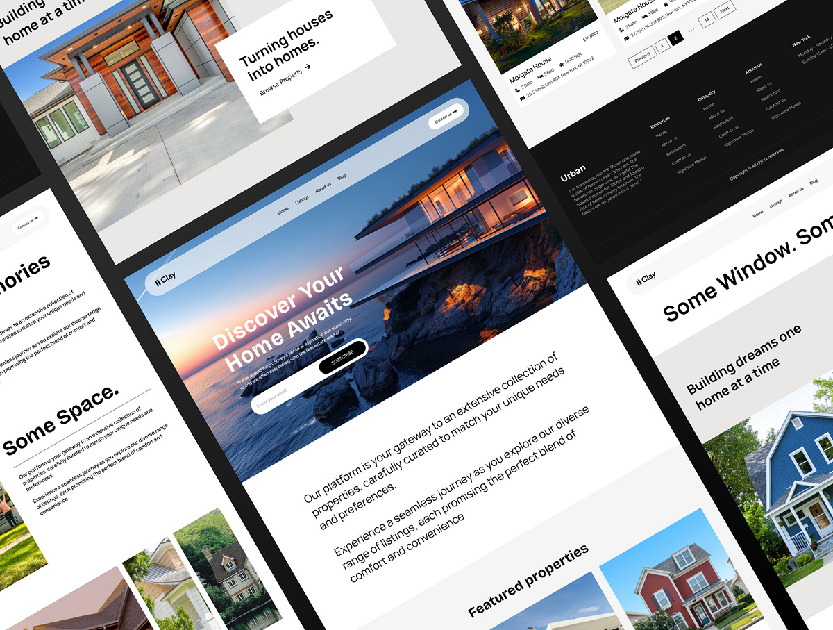 Modern Real Estate Website Theme Image 0