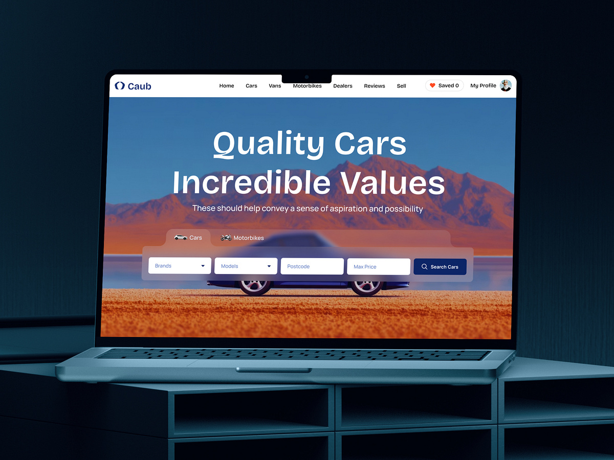 Caub - Modern Car Dealership Web Experience