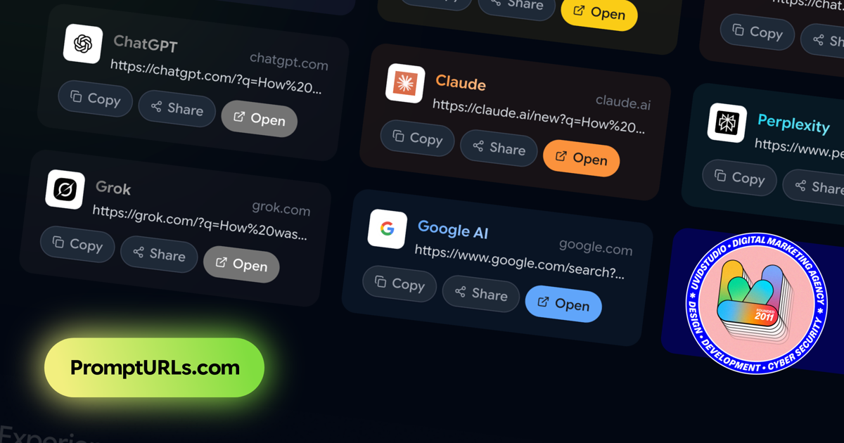 Prompt-to-URL Generator (2026) — Free Prompt URL & Prompt Link Generator | PromptURLs