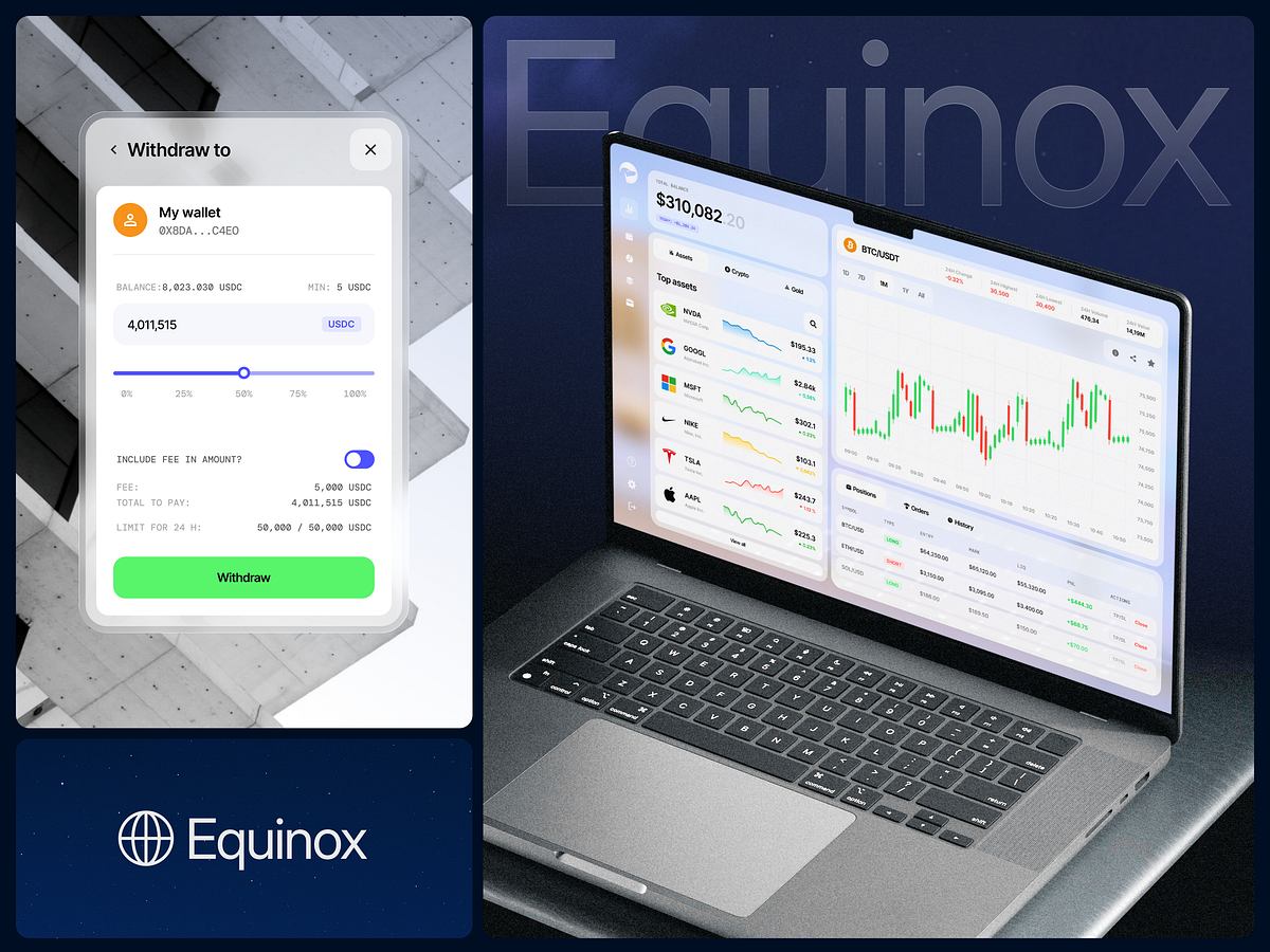 Case Study: Trading App Dashboard UI Concept
