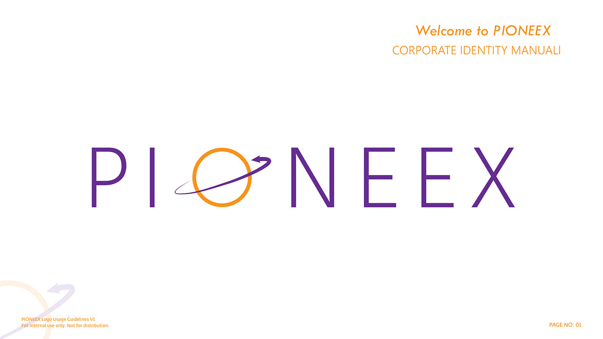 PIONEEX Corporate Identity Manual Image 0