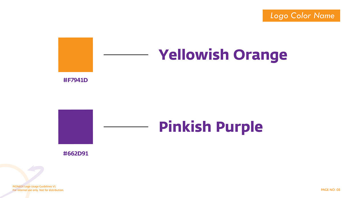 PIONEEX Corporate Identity Manual Image 2