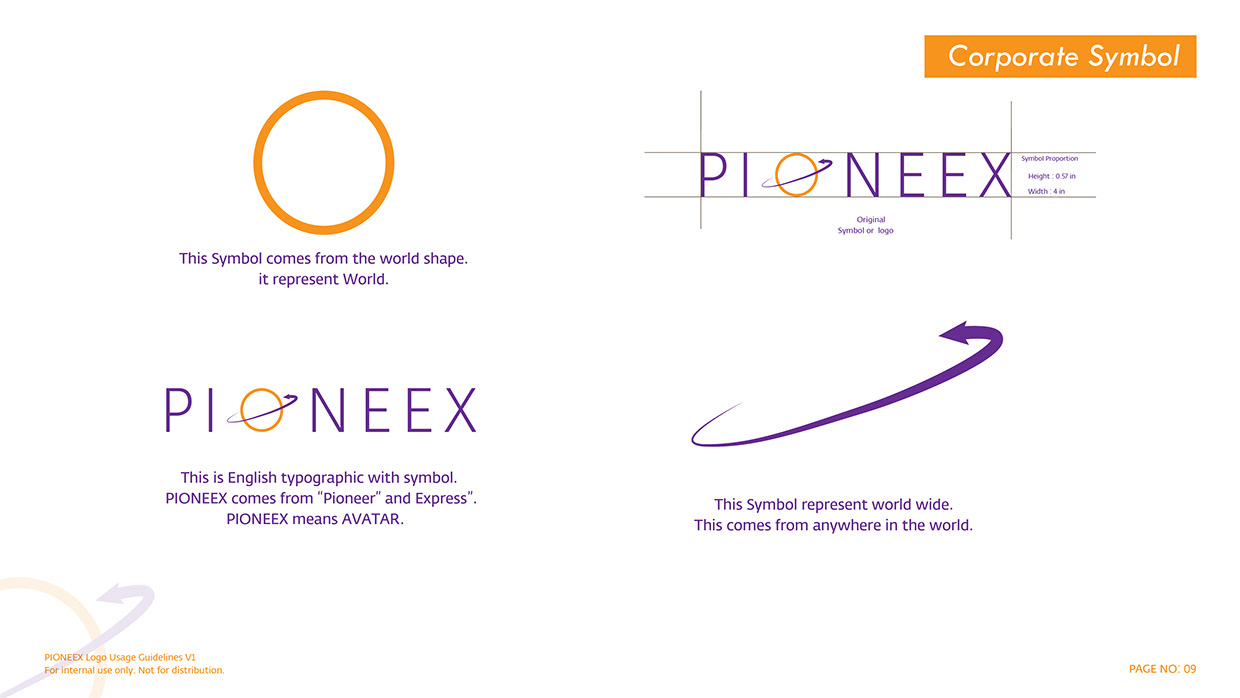 PIONEEX Corporate Identity Manual Image 3