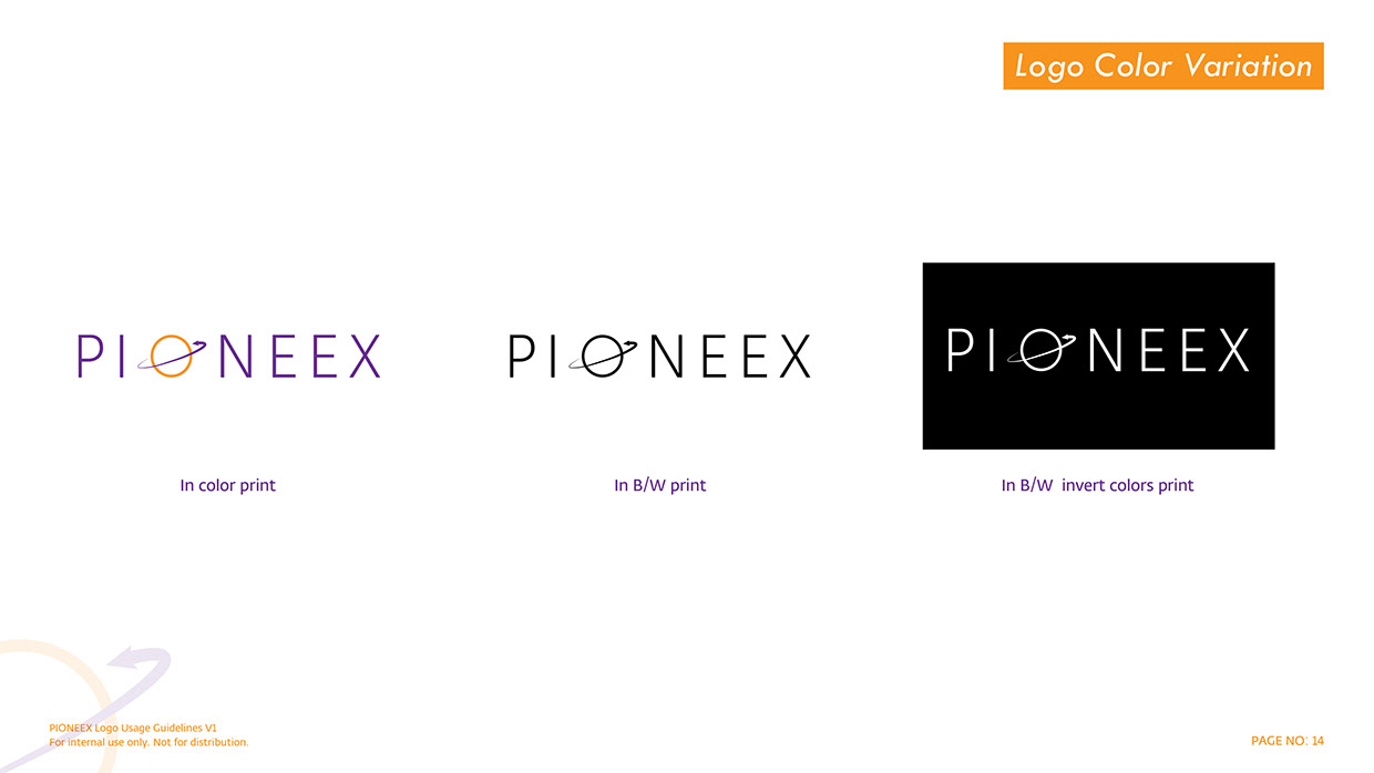 PIONEEX Corporate Identity Manual Image 8